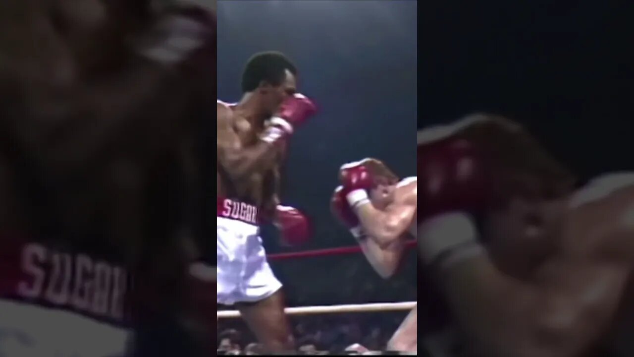 Sugar Ray Leonard vicious knock out of Dave Boy Green