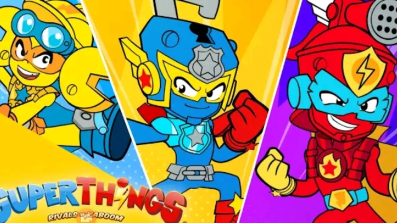 SUPERTHINGS EPISODE ⚡⚽ KICKSTAR's super match ⚽⚡| Cartoons SERIES for Kids