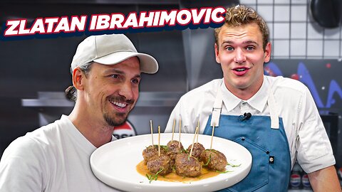 Cooking Zlatan's FAMOUS Meatball Recipe | What's For Lunch Presented by ‪Pepsi