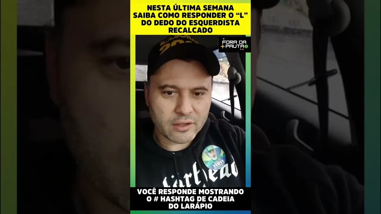 NESTA ÚLTIMA SEMANA SAIBA COMO RESPONDER O “L” DO DEDO DO ESQUERDISTA RECALCADO #shorts #bolsonaro