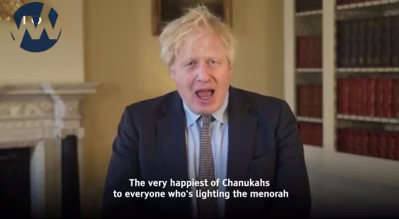 Boris Johnson Wishes the Jewish People a Happy Chanukah 🕎