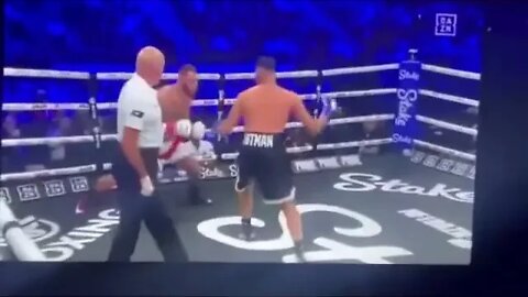 SLIM KNOCKS DOWN RYAN TAYLOR #shorts