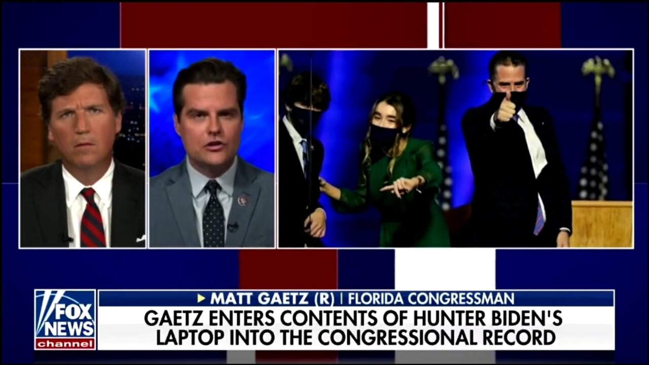 Rep Matt Gaetz: Hunter's Laptop Shouldn't Be Questioned Anymore