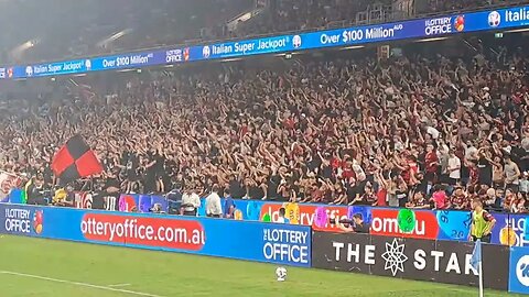 Western Sydney chants at its finest!! #derby #football