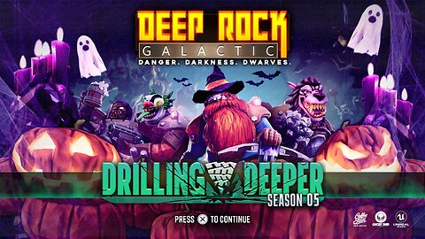 I LOVE Deep Rock Galactic 4: Halloween edition ( yeah I know I'm late)