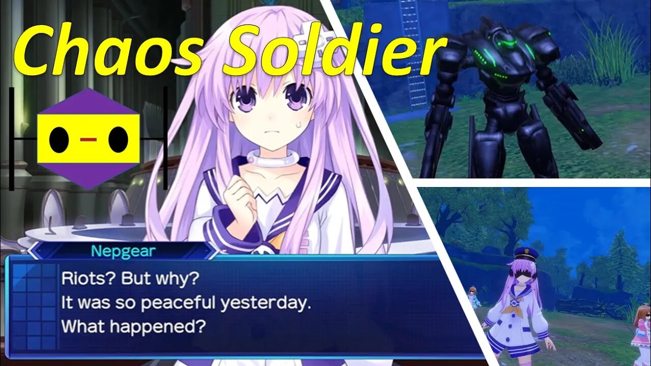 Nepgear VS. Chaos Soldier - Neptunia: Sisters Vs. Sisters