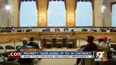 Cincinnati City Council approves tax increase