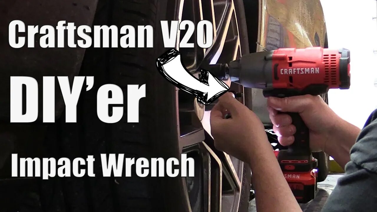 CRAFTSMAN V20 1/2" Impact Wrench Kit Review Model CMCF900M1 For The DIY Guys