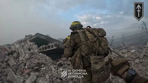 Footage of the battles for Andriivka near Bakhmut - ZSU