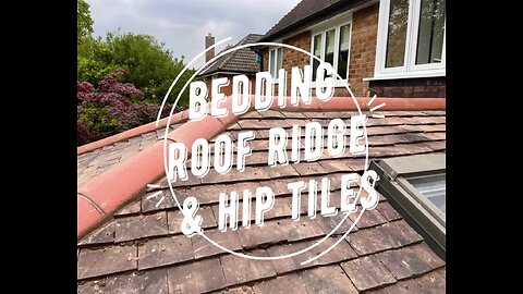 Mortar Bedding Roof Ridge and Hip Tiles