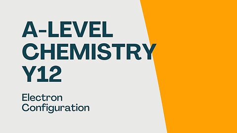 Electron Shells Y12 Chemistry