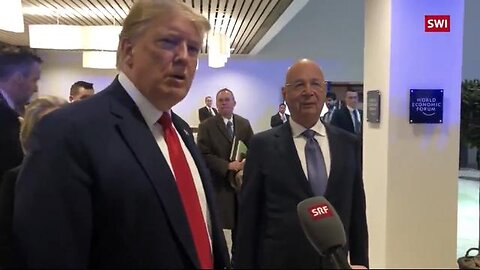 Donald Trump to Klaus Schwab: "He's Doing a Great Job! Thank you..." 4D Chess?