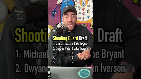 The SHOOTING GUARD Draft!! Who’s Team Won?? #shorts #draft #shootingguard #nba #sportslover