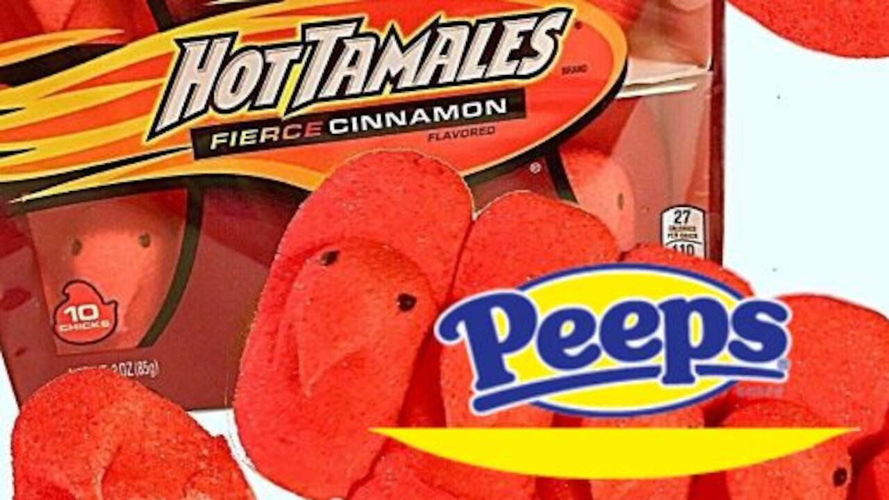 Hot Tamale Peeps Taste Test.