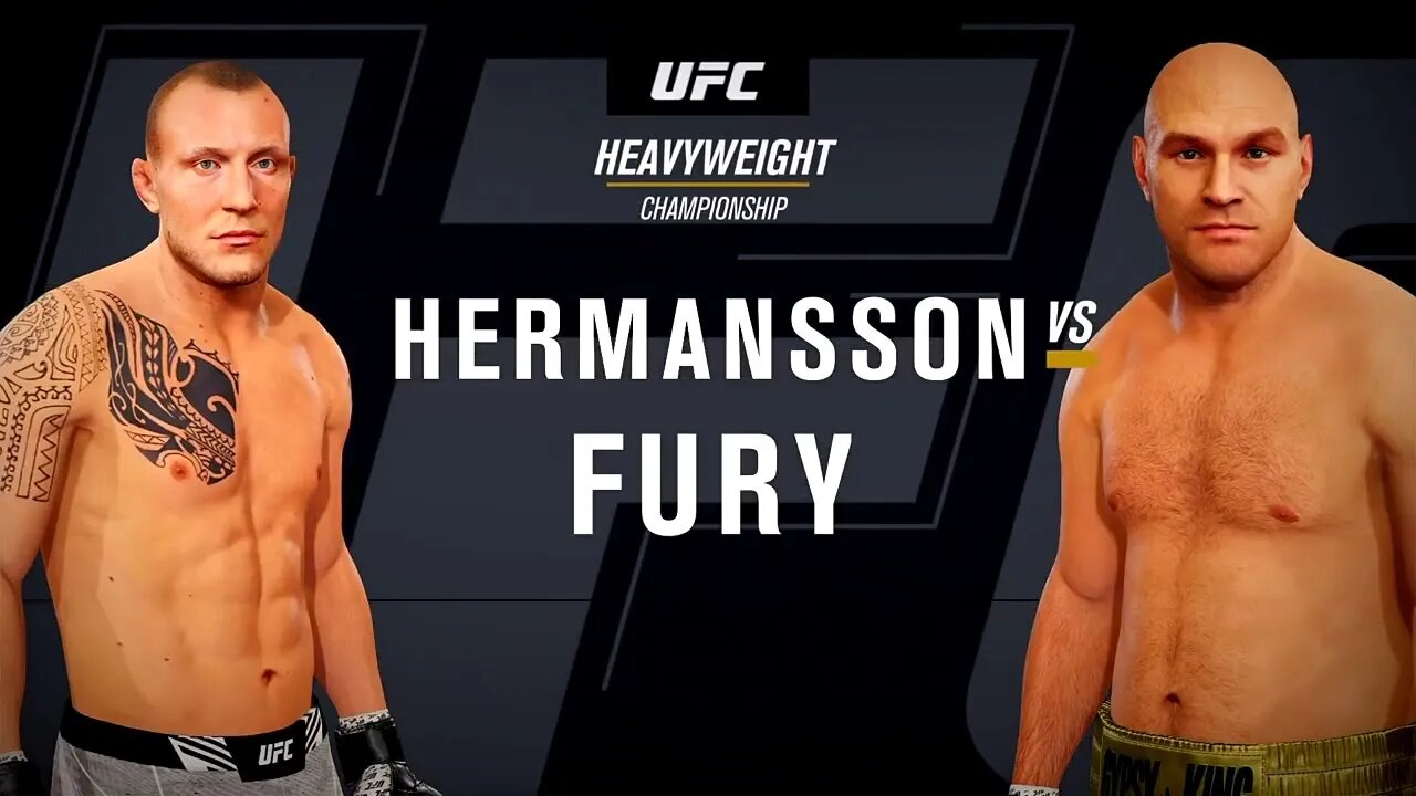 EA Sports UFC 4 Gameplay Tyson Fury vs Jack Hermansson