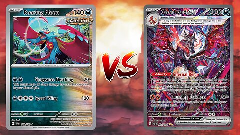 Pokemon TCG Live Roaring Moon Turbo VS Charizard EX Pidgeot EX!!