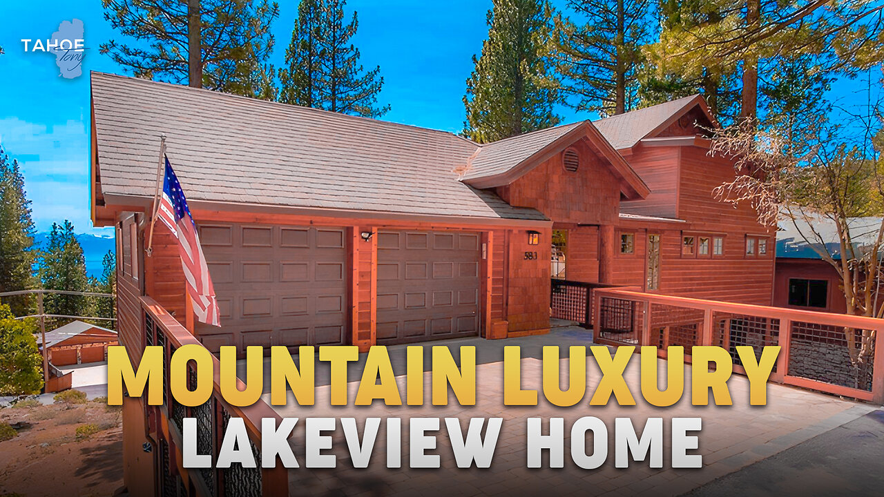 MOUNTAIN LAKE VIEW Luxury Home in Incline Village Lake Tahoe Nevada