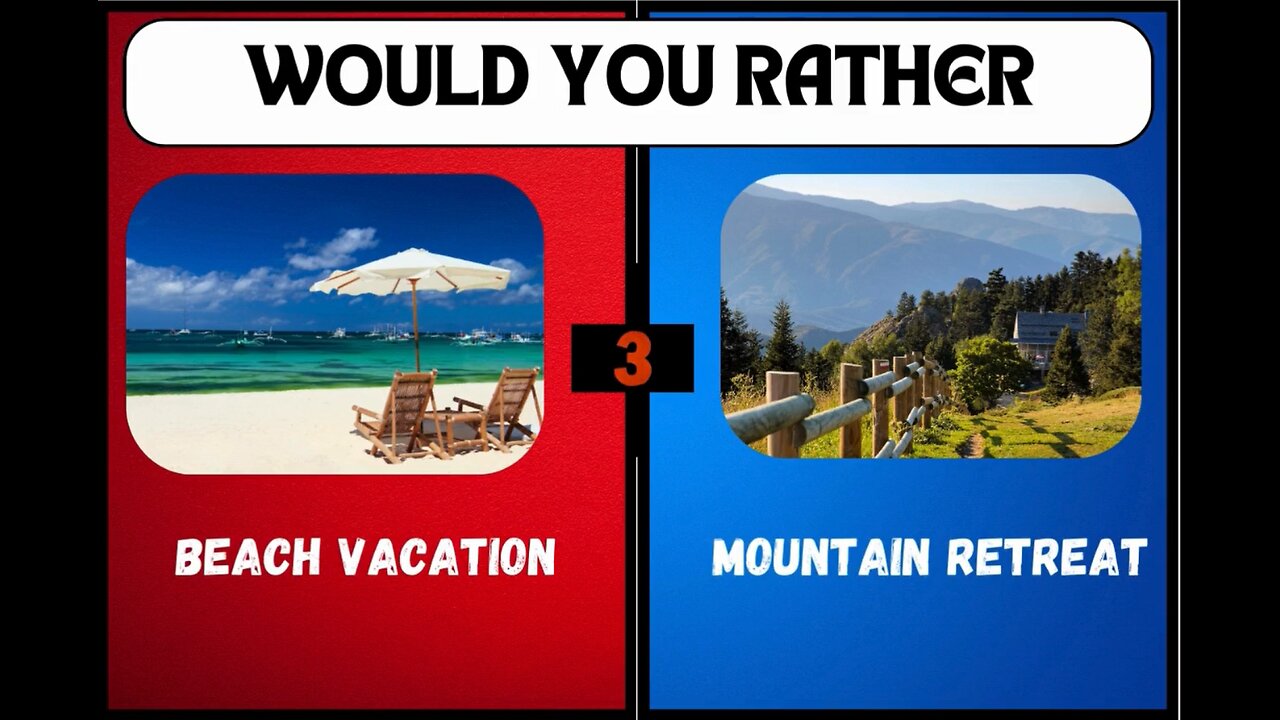 What would you rather prefer? #fungames #wouldyourather #quiz