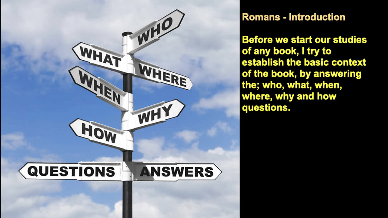 019 Romans -Introduction