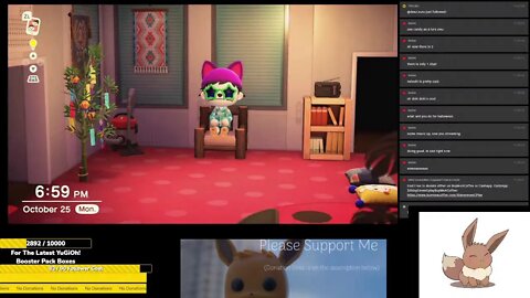 Prepping my island up for Halloween in Animal Crossing (Feel free to chat)