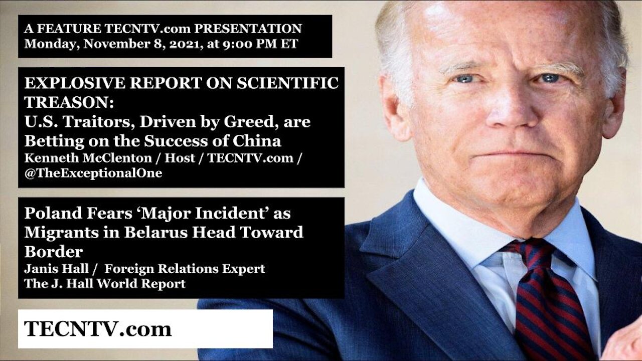 TECNTV.com / EXPLOSIVE REPORT ON SCIENTIFIC TREASON: U.S. Traitors, Driven by Greed