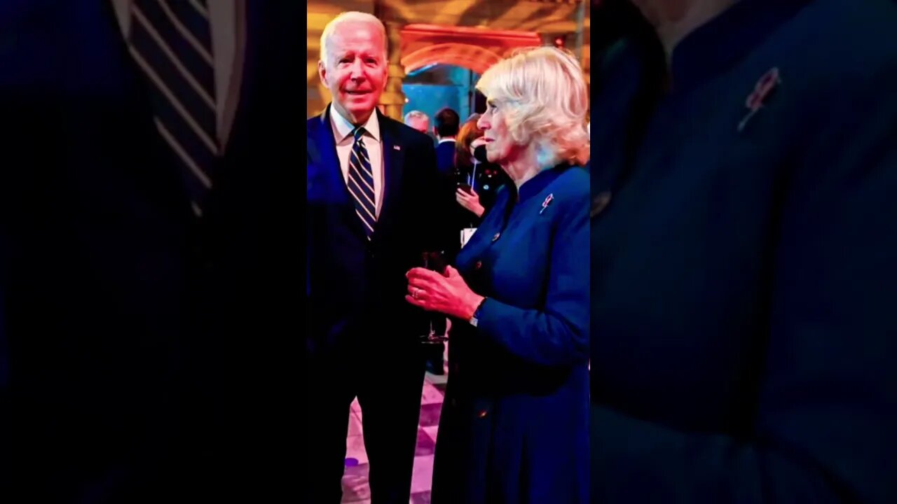 Biden Suffers Major Embarrassment in front of Camilla?? #biden #duchessofcornwall #shorts