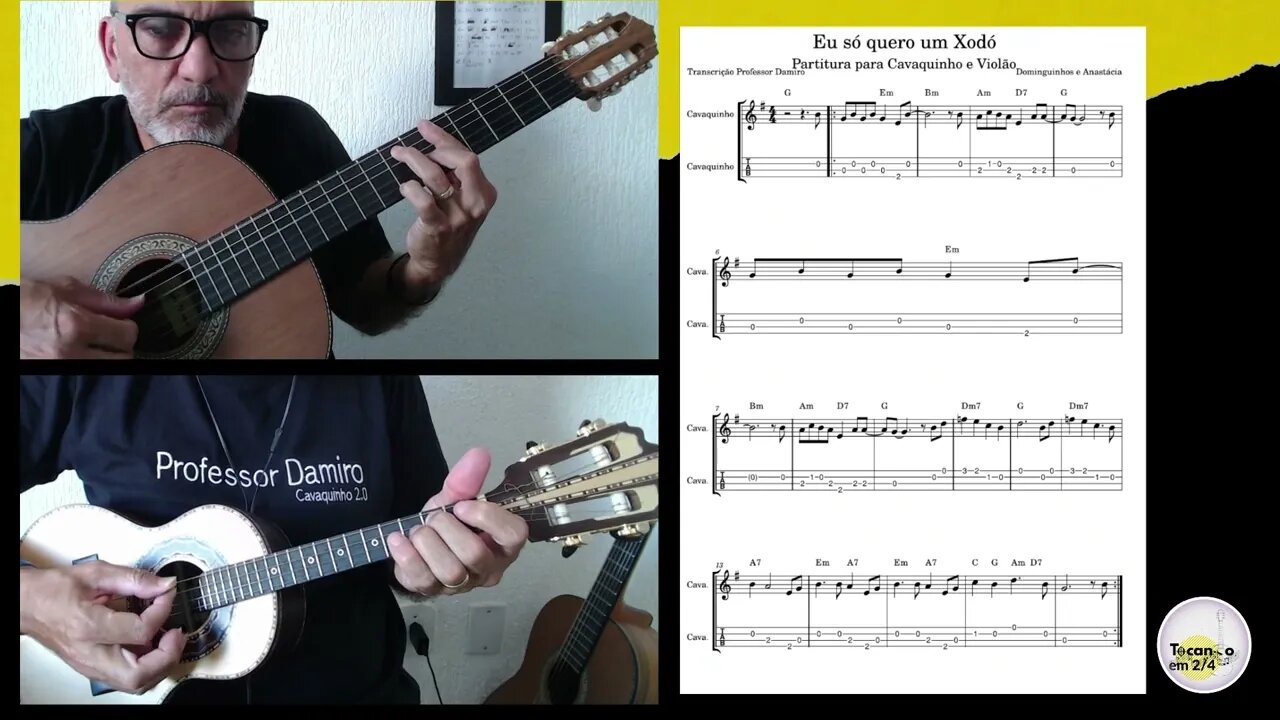 Xodó - Partitura para cavaquinho e violão