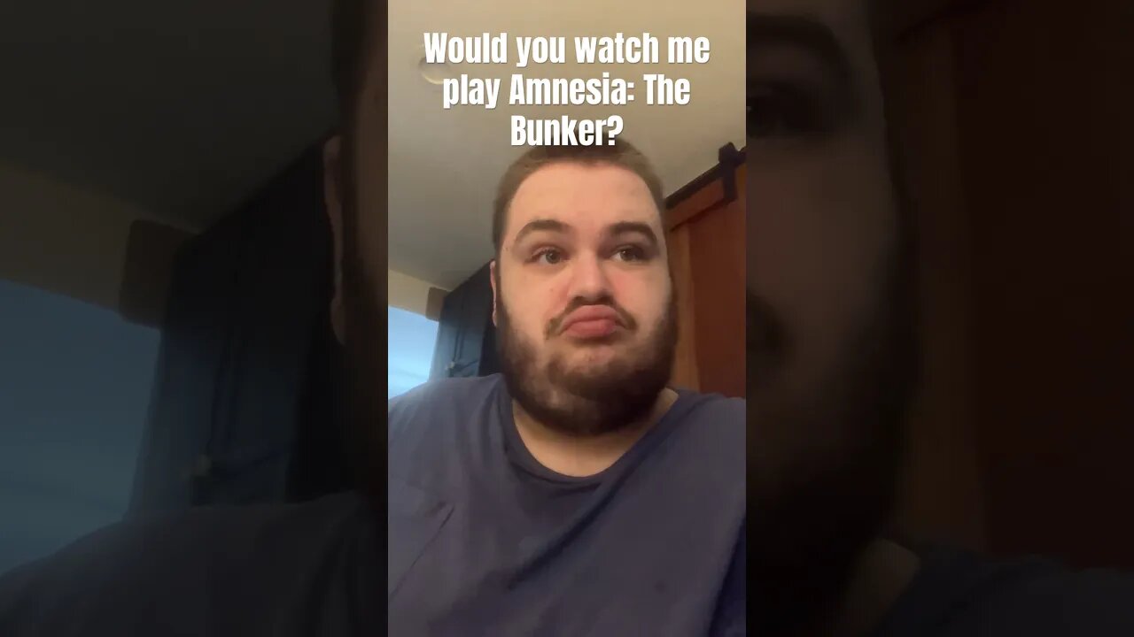 Would you like me to play Amnesia: The Bunker? #shorts #gaming