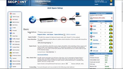 New Protector V38.1 64 Bit High Performance Firewall