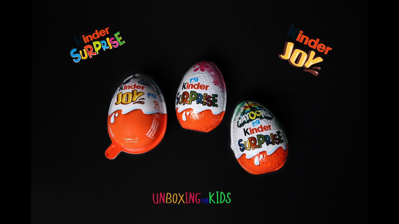 Unboxing Kinder Surprise