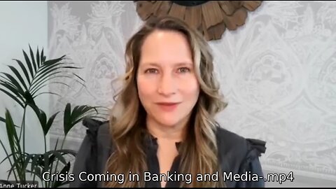 Anne Tucker_Crisis Coming in Banking and Media-