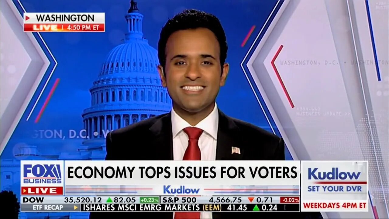 Vivek Ramaswamy on Fox Business' Kudlow 7.26.23