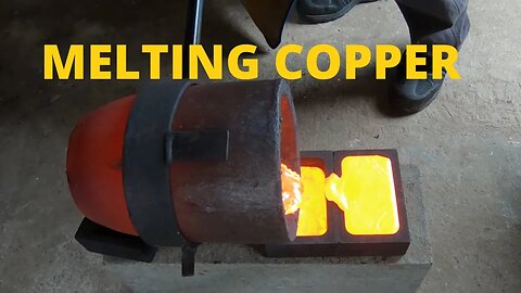 Copper Bar Making, First Pour Was Shaky