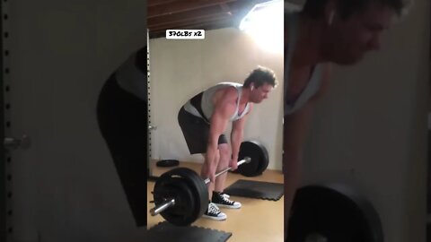 370lb Double Pause Deadlift #shorts