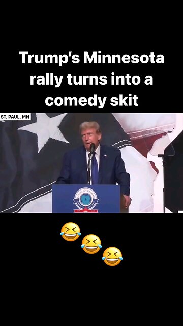 TRUMP IN MINNESOTA SO A STRAIGHT COMEDY GIG🤣🤣