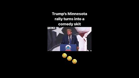 TRUMP IN MINNESOTA SO A STRAIGHT COMEDY GIG🤣🤣