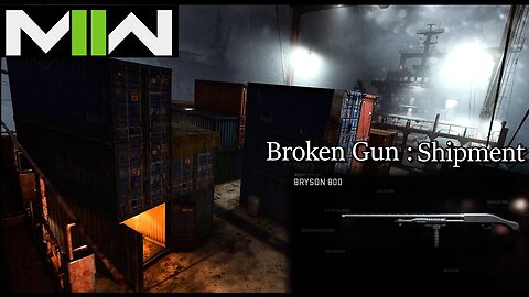 Call Of Duty MW2 Broken Gun : Shipment