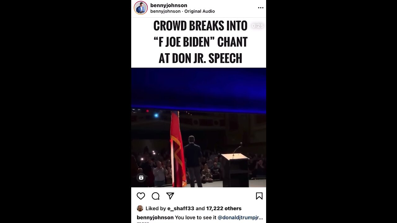 F Joe Buyden chant