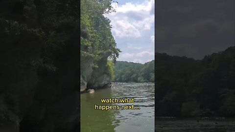 Cliff jumping on the chattahoochee #cliffjumping #kayaking #river #extreme #outdoors