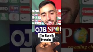 Bruno Fernándes explains Cristiano Ronaldo Handshake