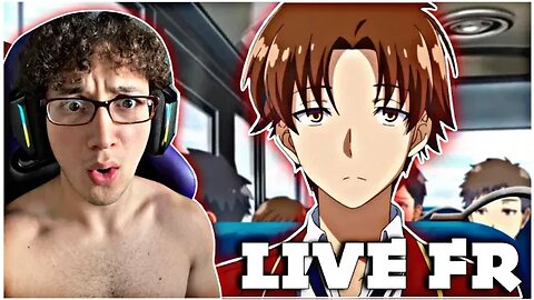 ANIME REACTION FOR FIRST HOUR AND A HALF!!