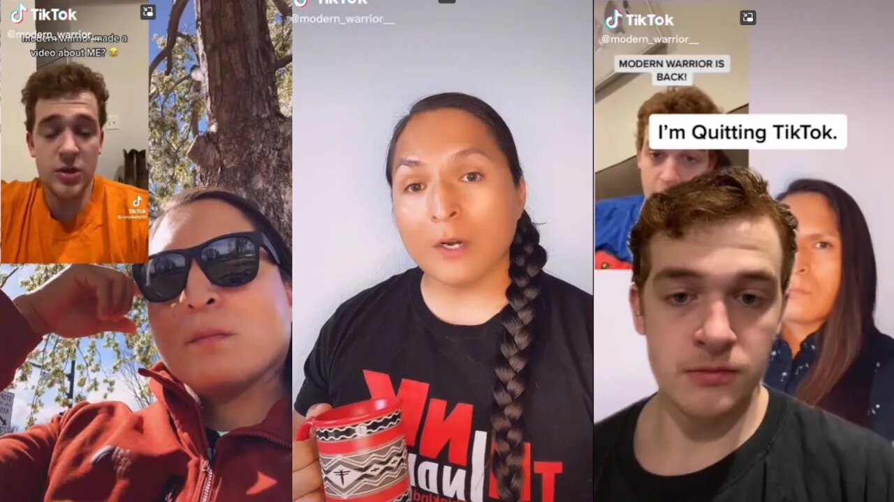 Modern Warrior Returns Beefing With Curly Daddy (Modern Warrior Returns To Tiktok)