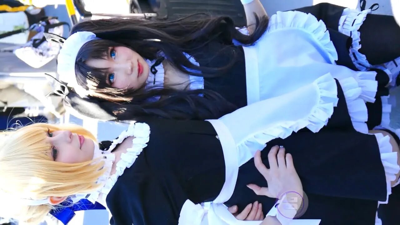 2 Maids c91 Cosplay Comiket Japan コミケット コスプレ レイヤー Fancam