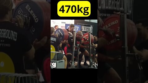 Agachamento de 470kg de Jezza Uepa #Shorts