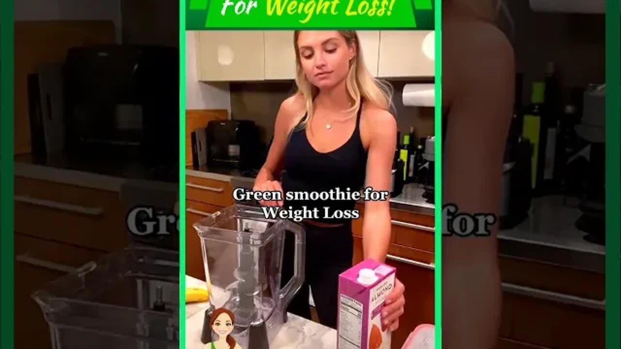 Green Smoothie For Weight Loss! #tiktok #weightloss #drink #challenge #ytshort #shortsvideo #shorts