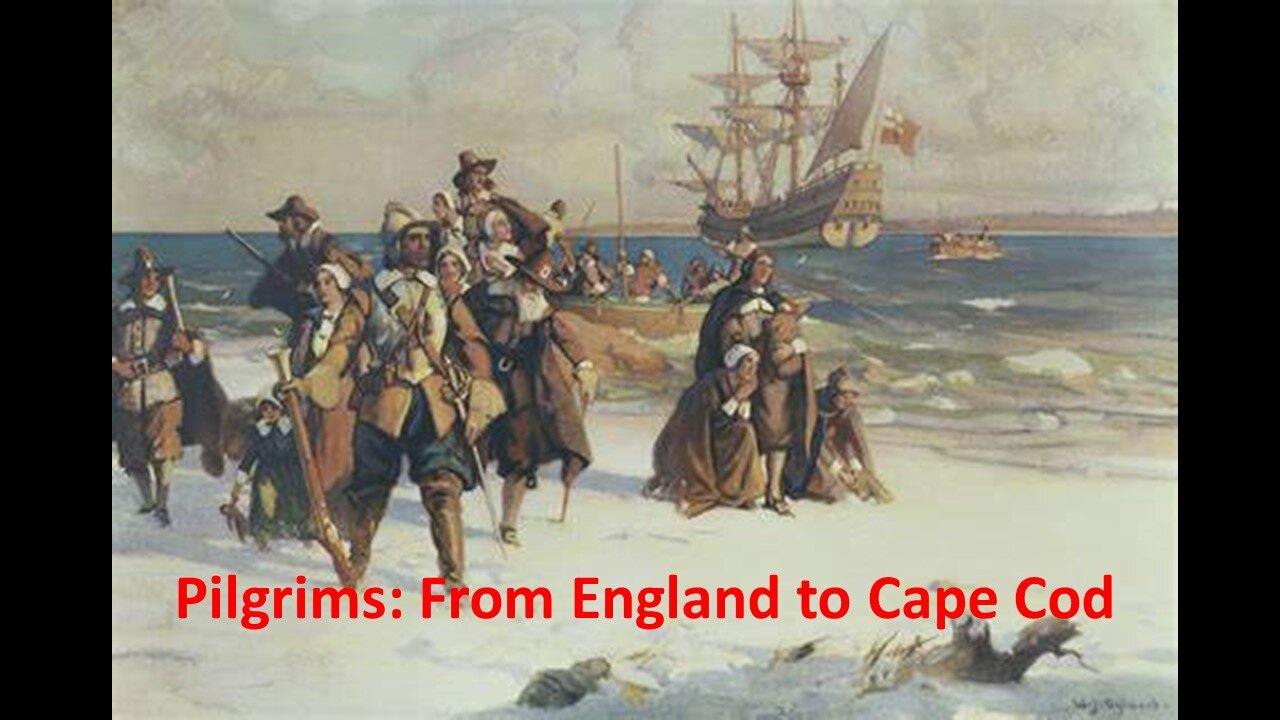 Pilgrims from England to Cape Cod