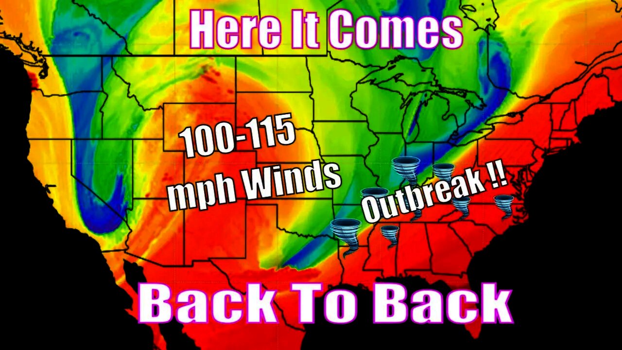 Tornado Outbreak & Back To Back Major Storms Coming! - The WeatherMan Plus Weather Channel