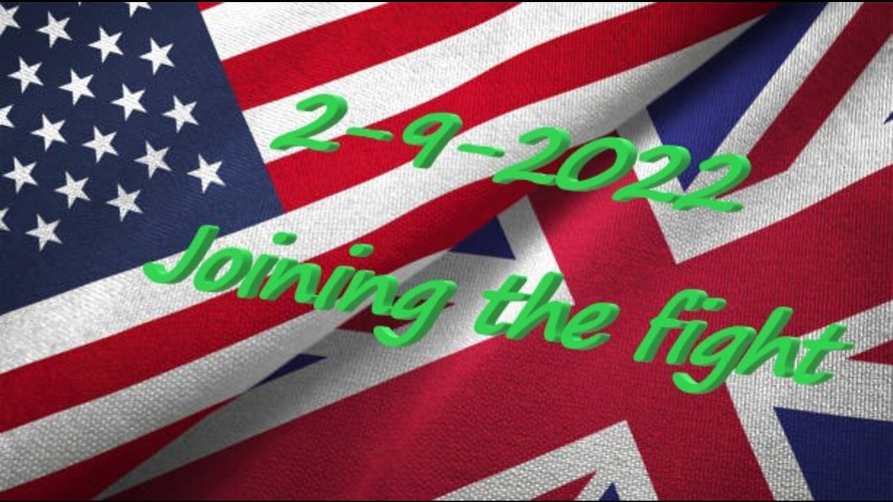 2-9-2022 Joining the fight!