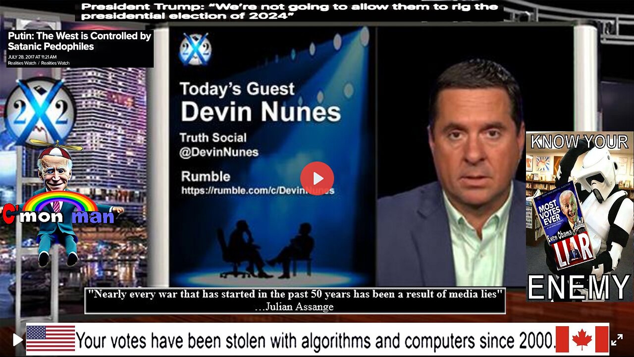 Devin Nunes - It Has Begun, The Message Was Sent, Obama Is Forcing Biden Out, Right On Schedule