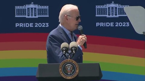 Biden Gets Distracted By A Guy Running During His Pride Month Speech